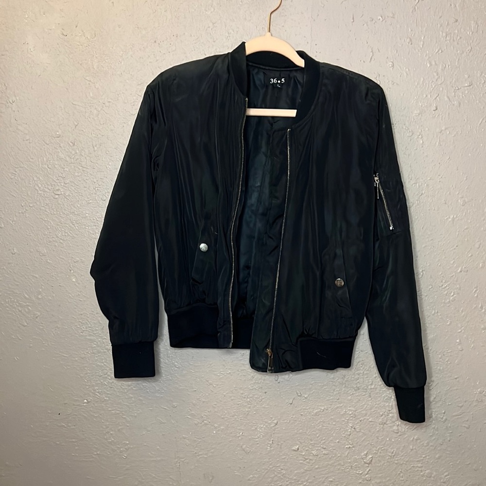 Black number jacket size small